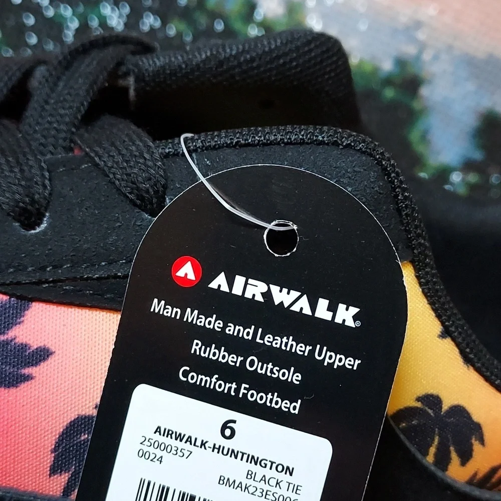 Boys Airwalk Huntington Sneaker Black Tie